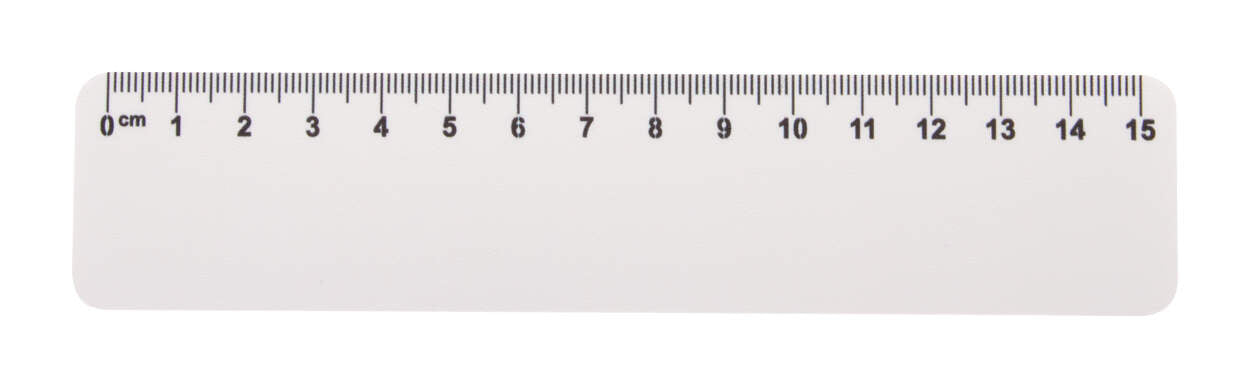 custom made liniaal, 15 cm Drawy 15 custommade onbedrukt 2541