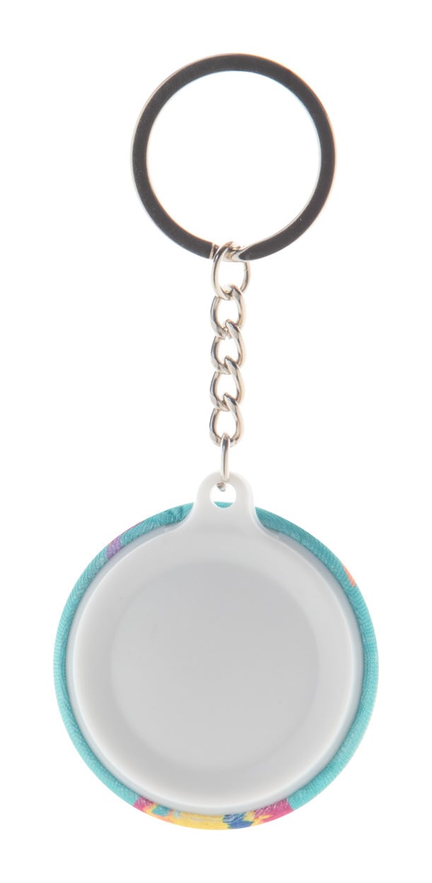 RPET-sleutelhanger met speld KeyBadge RPET Mini sample