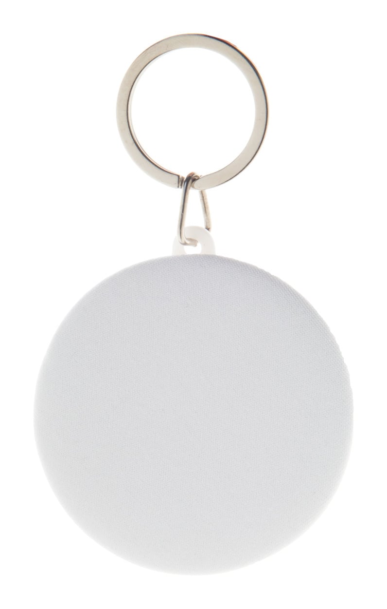 RPET-sleutelhanger met speld KeyBadge RPET Maxi sample