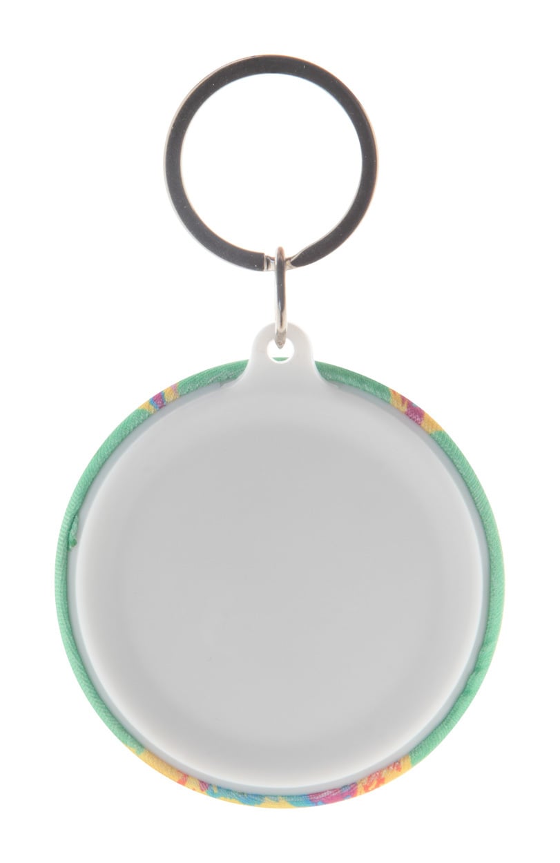 RPET-sleutelhanger met speld KeyBadge RPET Maxi sample