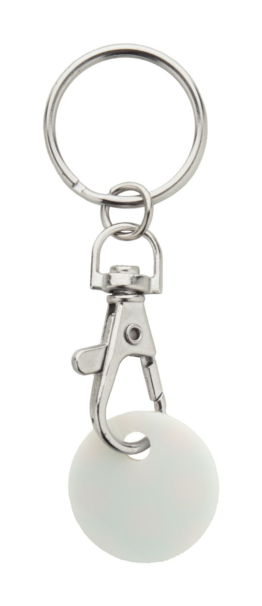 winkelwagenmuntje sleutelhanger ColoShop sample