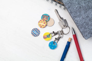 winkelwagenmuntje sleutelhanger ColoShop 13372