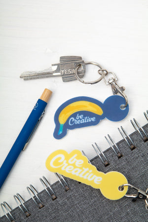 winkelwagenmuntje sleutelhanger ColoShop Creative 13380