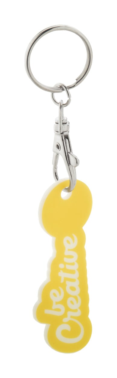 winkelwagenmuntje sleutelhanger ColoShop Creative sample