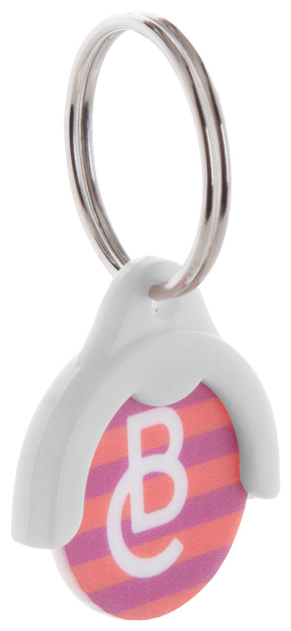 winkelwagenmuntje sleutelhanger Token bedrukken