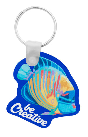 custum made sleutelhanger CreaFob zwart Full colour 2652