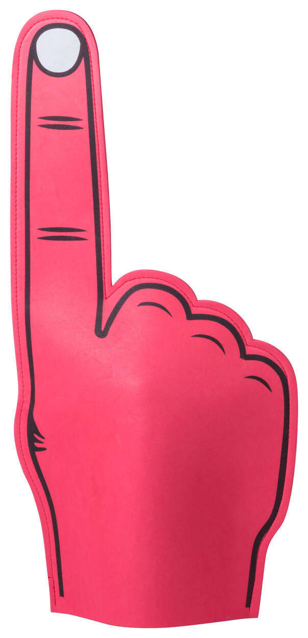 foam hand Zacky  sample