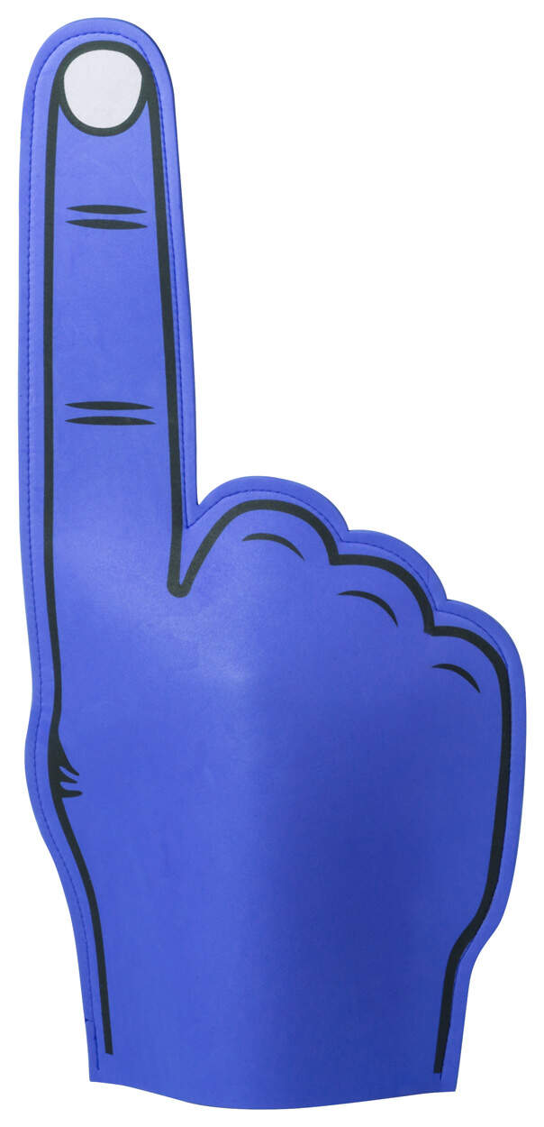 foam hand Zacky  sample
