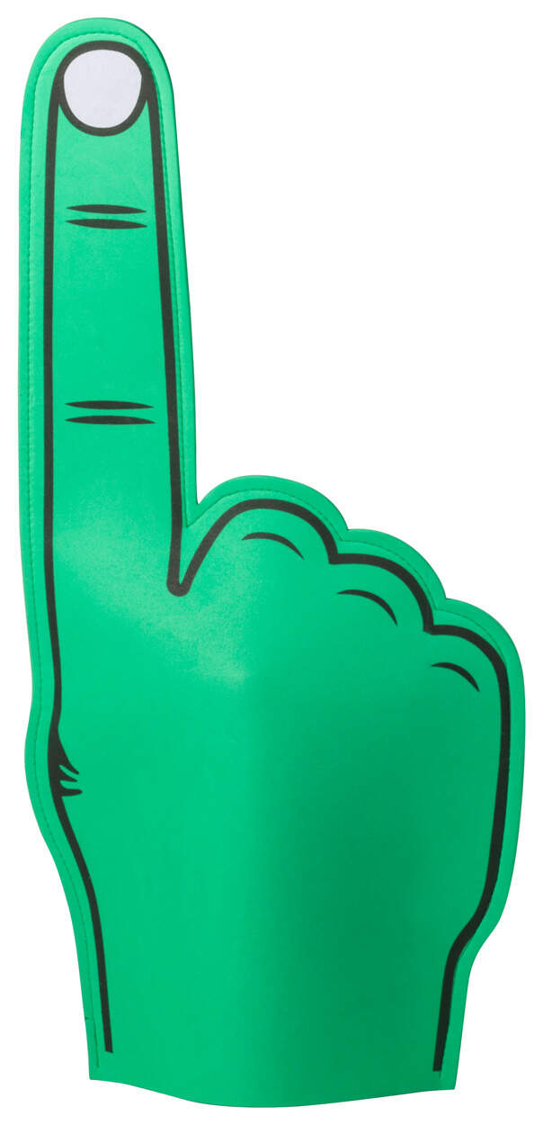 foam hand Zacky  sample