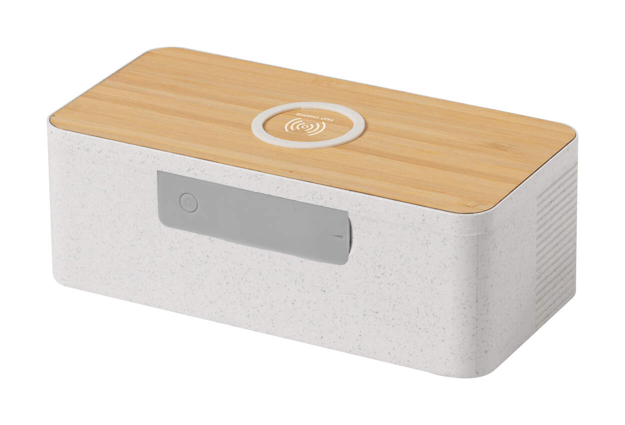 oplader bluetooth luidspreker Trecam hout onbedrukt 8636