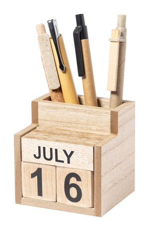 eeuwigdurende kalender pennenhouder Laorek beige 3 kleuren 3545