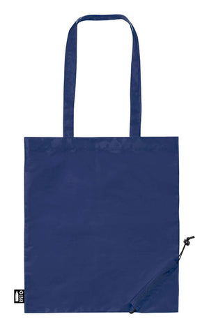 opvouwbare RPET boodschappentas Lulu blauw Full colour 8748