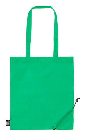 opvouwbare RPET boodschappentas Lulu zwart Full colour 8762