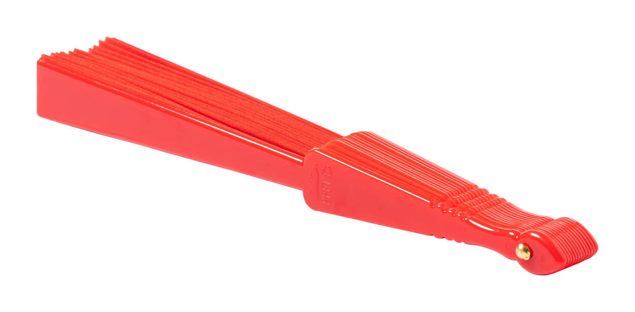 RPET waaier Pumik rood 1 kleur 10296