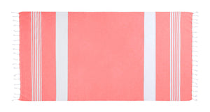 Hamamdoek Makaha rood 2 kleuren 4812