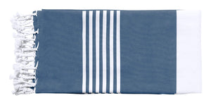Hamamdoek Makaha blauw onbedrukt 4802
