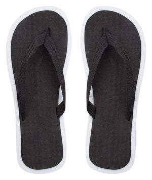 strand slippers Cayman zwart onbedrukt 11979