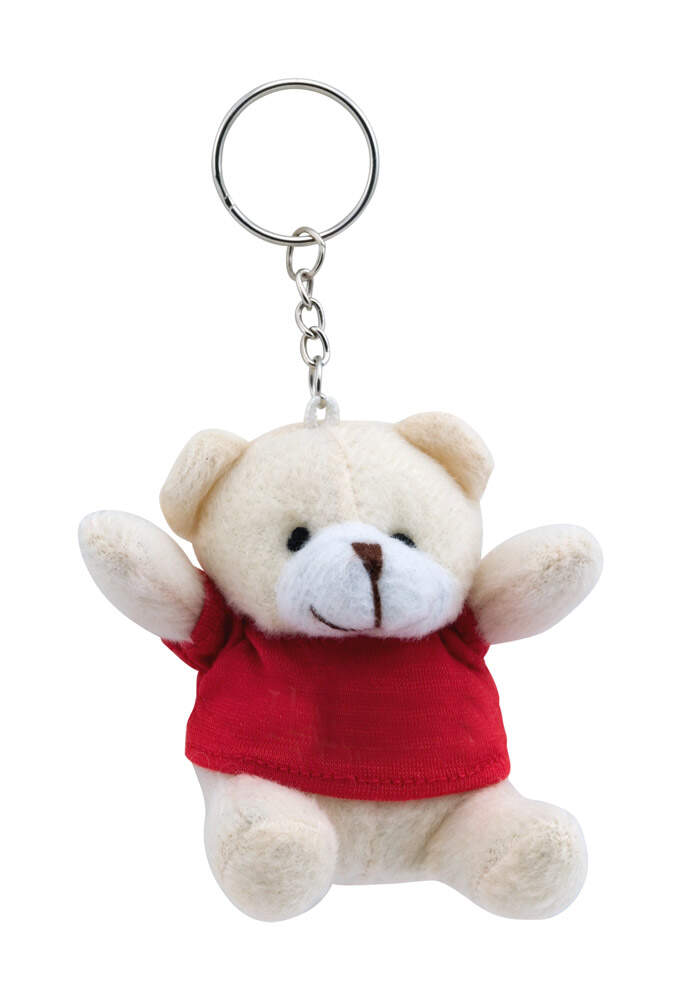 sleutelhanger Teddy oranje onbedrukt 11531