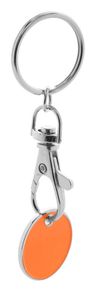 sleutelhanger Euromarket geel 1 kleur 11328