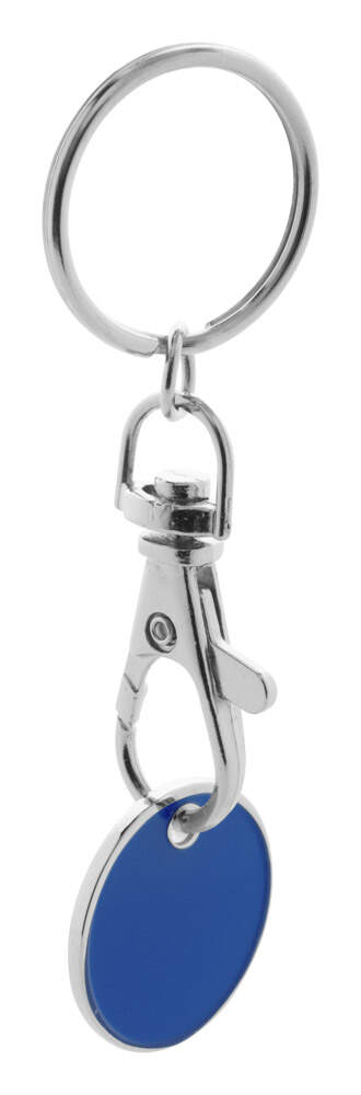 sleutelhanger Euromarket geel onbedrukt 11330