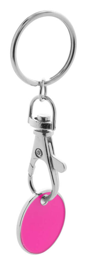 sleutelhanger Euromarket oranje onbedrukt 11333