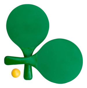 strand tennis set Faluk geel onbedrukt 11999
