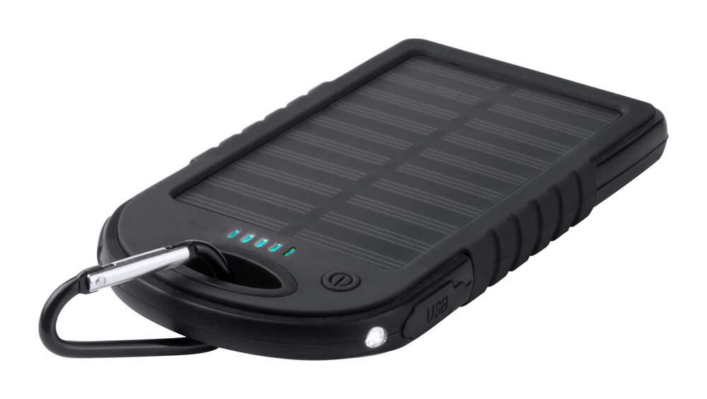 USB power bank met zonne energie lader Lenard  sample