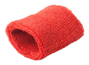polsband Beker rood onbedrukt 9473