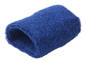 polsband Beker blauw onbedrukt 9471