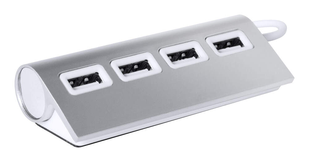 USB hub Weeper blauw onbedrukt 12753