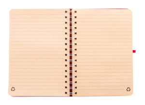 RPET-notitieboekje Holbook blauw Graveren 10394