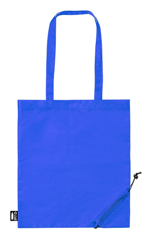 opvouwbare boodschappentas Berber blauw onbedrukt 8666