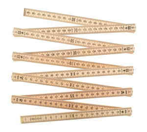 opvouwbare liniaal Gable hout onbedrukt 8727