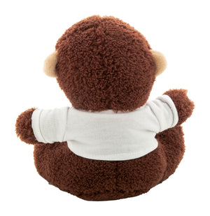 RPET pluche aap Rehowl bruin onbedrukt 10188