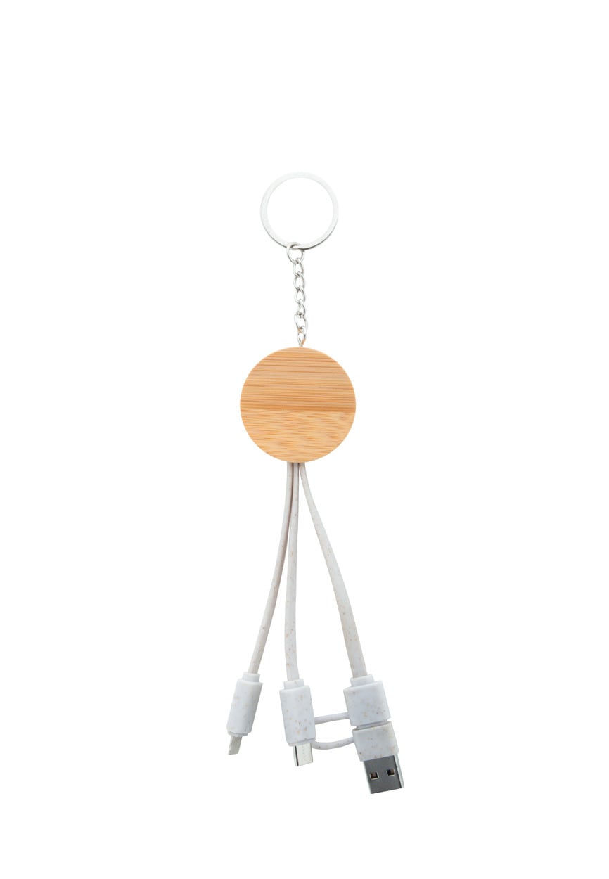 sleutelhanger met USB-oplaadkabel Mugory bedrukken