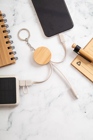 sleutelhanger met USB-oplaadkabel Mugory 11463