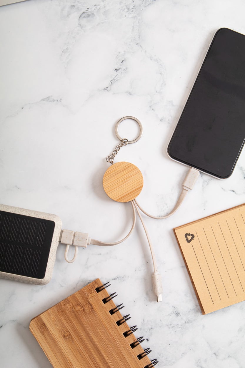sleutelhanger met USB-oplaadkabel Mugory 11464