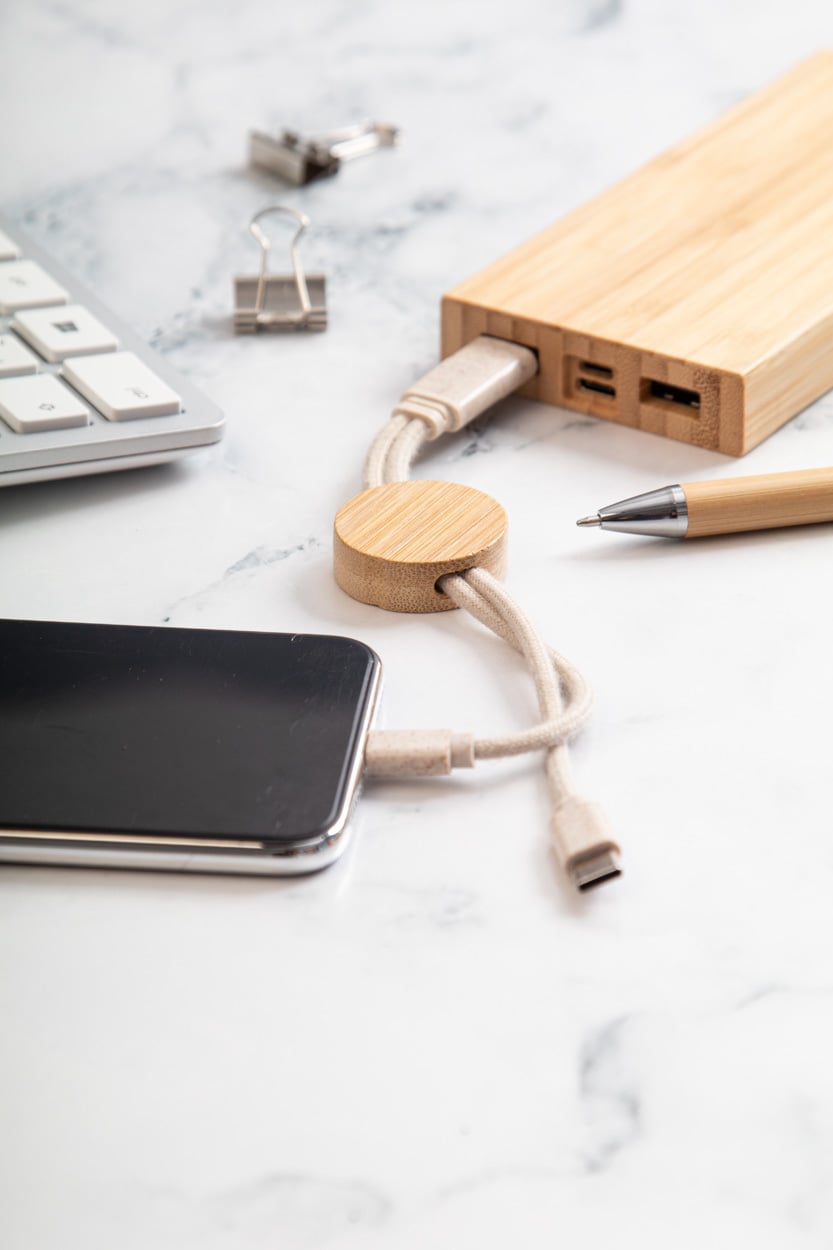 sleutelhanger met USB-oplaadkabel Mugory 11459