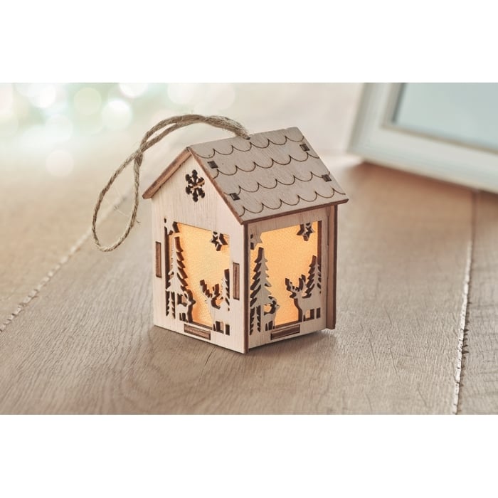 Huisje met licht sample