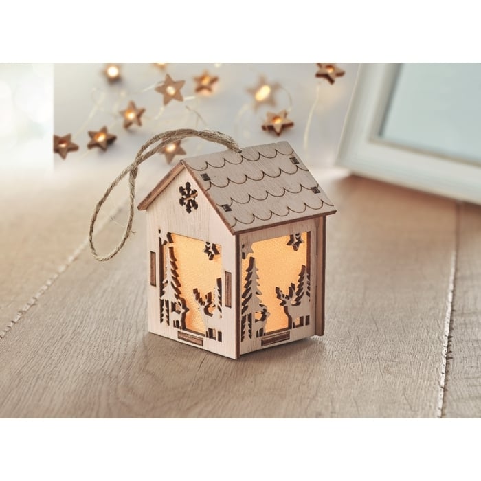 Huisje met licht sample