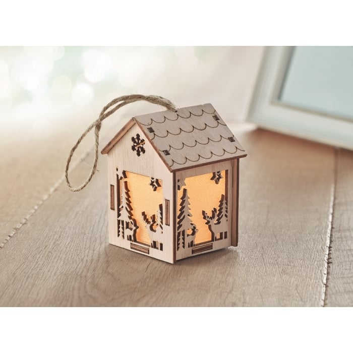 Huisje met licht sample