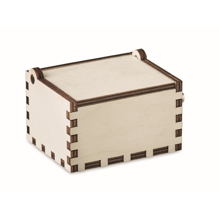 Houten kerst muziekdoos sample
