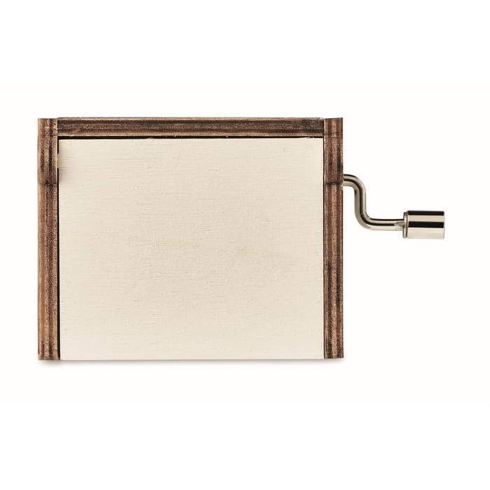 Houten kerst muziekdoos sample