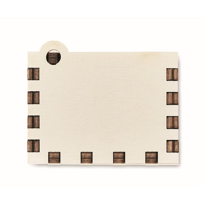 Houten kerst muziekdoos sample