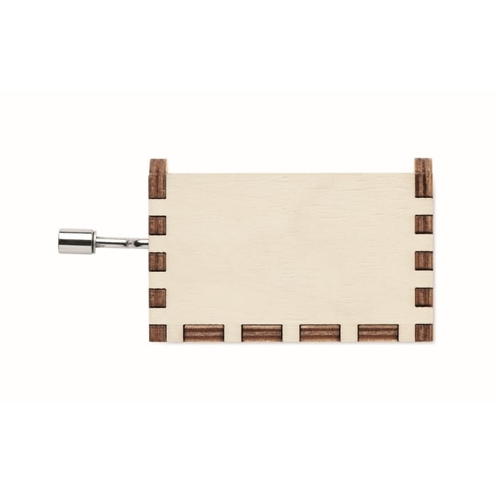 Houten kerst muziekdoos sample