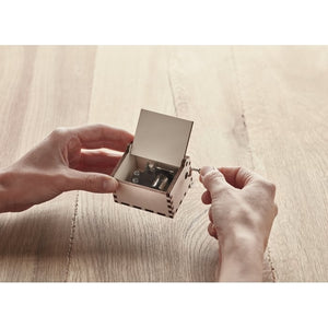 Houten kerst muziekdoos 5249