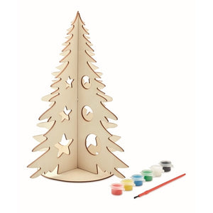 DIY houten kerstboom bedrukken