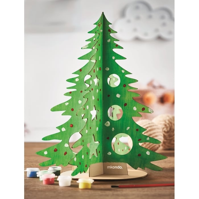 DIY houten kerstboom sample