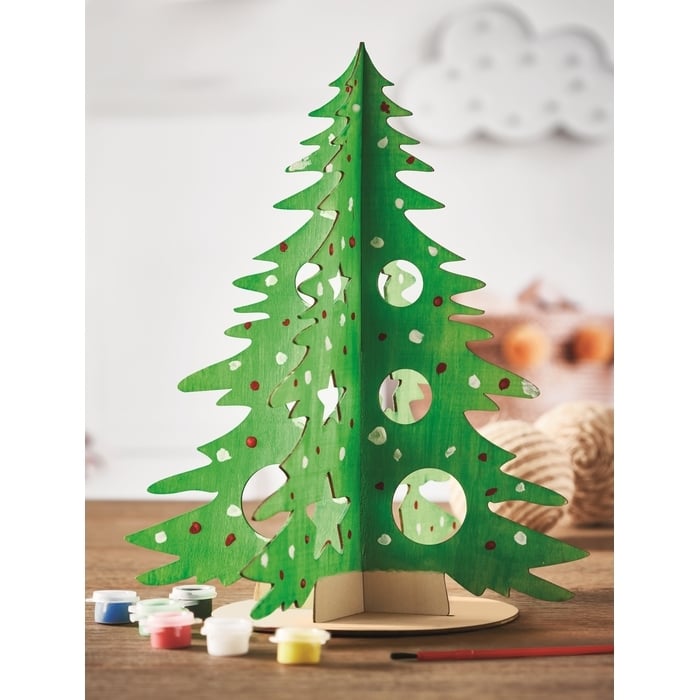 DIY houten kerstboom sample