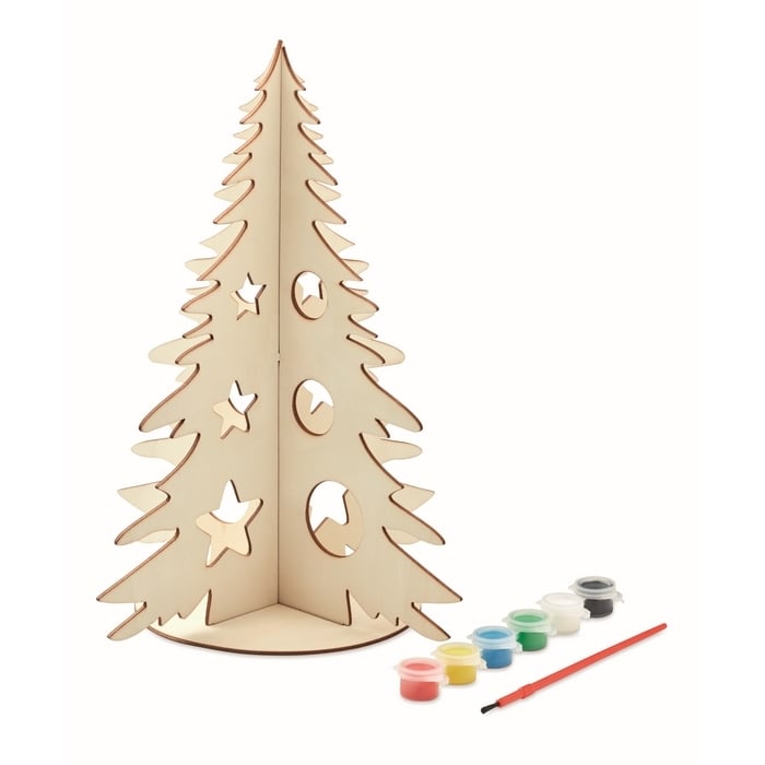DIY houten kerstboom sample